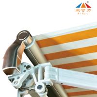 Auvent rétractable en aluminium résistant au vent, auvent moderne de luxe pour patio extérieur, abri solaire, projection de 6,0 m pour balcon, terrasse