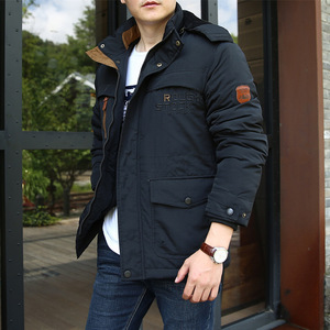 2025 nouveauté hommes long manteau <span class=keywords><strong>doublé</strong></span> polaire coton épaissi <span class=keywords><strong>HeatTech</strong></span> plusieurs poches à rabat grande taille <span class=keywords><strong>pantalon</strong></span> ensemble de coordination - Product Image 5