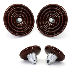 <strong>11kv</strong> 70kn Ceramic <strong>Disc</strong> Type Strain Suspension <strong>Insulator</strong> 52-3 Porcelain <strong>Insulator</strong> - Product Image 1