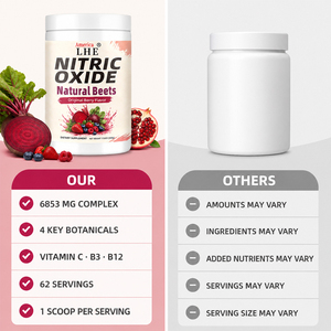 Vente en gros de suppléments d'oxyde nitrique Shecome, fabricant de poudre d'oxyde nitrique à base de racine de betterave pour la circulation et l'énergie - Product Image 3
