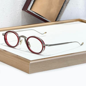 <span class=keywords><strong>VARDA</strong></span> - Armazón de Gafas Unisex de Estilo Punk Europeo y Americano, Hecho <span class=keywords><strong>a</strong></span> Mano en Japón, con Protección UV Ovalada para Vacaciones JM - Product Image 3