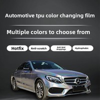 Película de Cambio de Color TPU, Directo de Fábrica, para Envolver Autos, Cambio de Color de Carrocería, Película Protectora de Pintura, Resistente a Arañazos, 5 Años de Duración