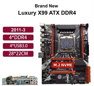 Placa Base FEIFAN Nueva X99 X79, Kit LGA2011-3 Xeon E3 E5 V2 V3 V4 Series, SATA DDR3 <span class=keywords><strong>DDR4</strong></span> M.2 NVME USB3.0, Escritorio, 256GB - Product Image 2