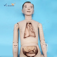 Modelo de entrenamiento de habilidades médicas muñeca de entrenamiento de enfermera (hombre) maniquí de simulador médico simulado de entrenamiento de enfermera