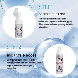 Ensemble de soins de la peau au collagène premium - Kit facial anti-âge avec sérum raffermissant, crème hydratante pour réduire les rides et repulper la peau - Product Image 4