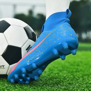 <span class=keywords><strong>Scarpe</strong></span> da calcio <span class=keywords><strong>TF</strong></span>/FG <span class=keywords><strong>scarpe</strong></span> da calcio traspiranti alla caviglia <span class=keywords><strong>scarpe</strong></span> da calcio professionali da esterno in erba antiscivolo taglia EUR taglia 35-47 - Product Image 4