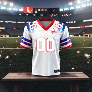 Camiseta de rugby de secado rápido de alta calidad al por mayor camiseta de fútbol americano de entrenamiento personalizada para adultos camiseta de fútbol clásica con logotipo personalizado - Product Image 1