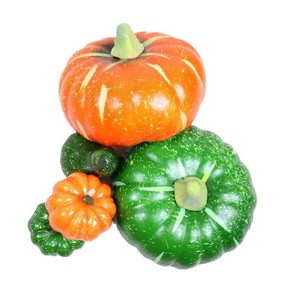 Citrouille artificielle en mousse, fausse citrouille d'Halloween, accessoire de photographie, modèle de citrouille factice, avec feuille d'érable - Product Image 5