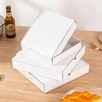 Boîtes rigides pour pizza écologiques, personnalisables avec logo et dimensions, imprimées, jetables, de qualité alimentaire