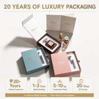 Boîte cadeau personnalisée avec logo, parfum, emballage de luxe pour cosmétiques et parfums