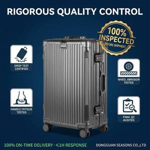 Valise à roulettes rigide classique et durable pour PC intelligent avec port de chargement USB, support de téléphone, crochet, serrure TSA, roulettes 360° OEM/ODM - Product Image 4