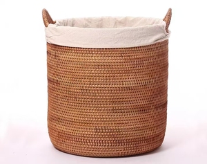 Décoration d'intérieur, panier de rangement en osier personnalisé, panier multifonctionnel, décoration artistique, articles d'ameublement - Product Image 2