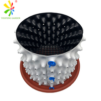 Pot de pépinière en plastique de 2 gallons pour la repousse rapide des racines, idéal pour la plantation de fleurs et de légumes dans les jardins et pépinières