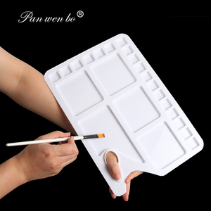 Panwenbo Art Levert 23 Putten Handpalet Wit Acrylverfpalet Aquarel Verfpaletten - Product Image 5