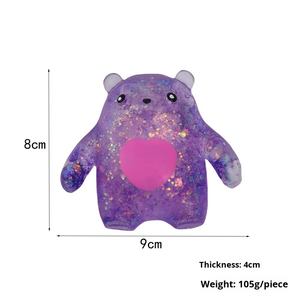 Aurora Cute Little Bear <b>Squeeze</b> Decompression <b>Ball</b> Maltose EVA Material 5 7 Years Wholesale Stress Relief Artifact for Children - Product Image 5