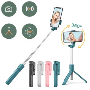 Giá sỉ chân máy ảnh R1, gậy tự sướng thông minh xoay 360 độ, điều khiển từ xa <span class=keywords><strong>Bluetooth</strong></span>, gậy tự sướng R1 có điều khiển từ xa - Product Image 2