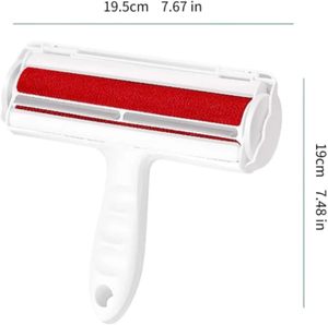 Wholesale <b>Pet</b> Hair Cleaning Two-way Reusable Simple Luxury Dog Hair Remover Roller Sticker Plastic <b>Brush</b> Certified - Product Image 5