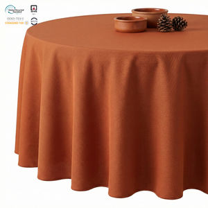 Nappe carrée personnalisable en polyester tissé, écologique, imperméable et résistante aux taches pour hôtel - Product Image 1