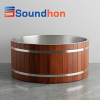 Soundhon Professional Home Spa Recovery Pod, Meilleur refroidisseur haute performance, Baignoire de plongeon froid pour thérapie aquatique extérieure