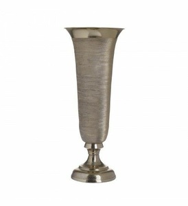 Modern Silver Metal Flower Vase High Quality Best Design for Home & Garden Decoration Top Selling Antique Design <b>Table</b> Vase - Product Image 3
