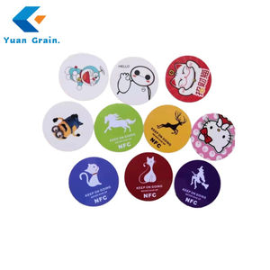 China Vervaardigt 13.56Mhz Mini-Label Duurzaam Nfc Rfid Epoxy Sleutelhanger Label Met Waterdichte Functie - Product Image 6