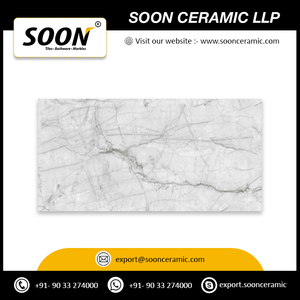 กระเบื้องปูพื้นและผนังเซรามิก Soon Ceramic I Genova Porcelain ขนาด 600x600 มม. ผิวมันเงา กันลื่น ดีไซน์แบบดั้งเดิม เหมาะสำหรับห้องนอนและห้องนั่งเล่น - Product Image 4