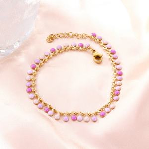 Bracelet de luxe léger, cadeau personnalisé, bijoux en acier inoxydable, accessoires de bijouterie, bracelet pour femmes - Product Image 2