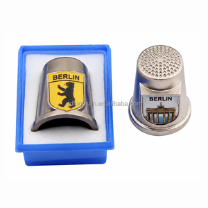 Solo Venta al por Mayor: Dedales de Recuerdo Alemanes Premium, Dedales de Recuerdo de Berlín y Nurnberg, Dedales Metálicos con Logotipo 3D, Logotipo Personalizado al por Mayor - Product Image 5