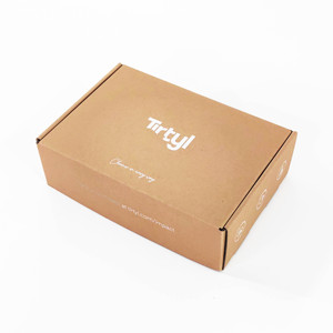 Thiết kế <span class=keywords><strong>Duplex</strong></span> in ấn có thể gập lại tùy chỉnh sóng vận chuyển bưu phẩm hộp May mặc với logo quần áo Hộp quần áo bao bì - Product Image 5