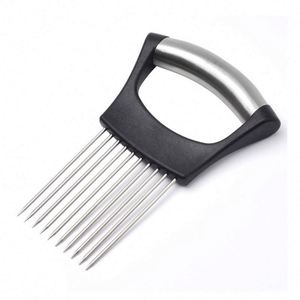 Stainless Steel Onion Needle Slicer Household <b>Vegetable</b> <b>Cutter</b> for Slicing Onions & Tomatoes Assisting - Product Image 6