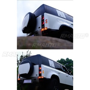 ชุดแต่งไฟท้ายรถยนต์สำหรับ Land Rover Defender 2020-2025 ไฟท้าย LED ด้านนอก ชุดไฟเบรกหลัง อุปกรณ์ตกแต่งรถยนต์ - Product Image 4