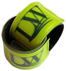 Hohe Sichtbarkeit/Reflective Slap Wrap/Snap On Band Reflektierende Armbänder Bein riemen Fahrrad Fahrrad Sicherheits hose Gürtel Dog Glow Armband