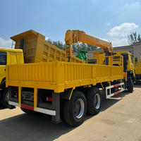 Grue de camion hydraulique robuste en promotion avec moteur Weichai, pompe et boîte de vitesses Kato, haute stabilité