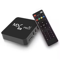 2.4/5G double bande Wifi MXQ-pro Android Tv Boxes 4K en ligne vidéo lecteur multimédia Android Box Set Top avec BT