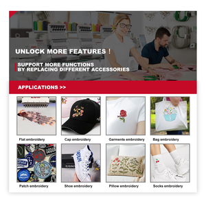 Macchina da Ricamo a Testa Singola Più Economica per Uso Domestico e Commerciale per Cappelli e T-shirt - Product Image 6