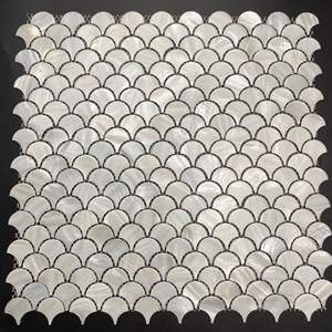 สติกเกอร์ติดผนังพื้นหลังห้องนั่งเล่นแผ่นกลมประดับด้วยลูกปัดโมเสกสีขาวอุปกรณ์ตกแต่งงานฝีมือศิลปะ - Product Image 4