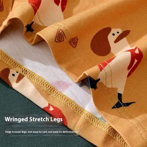 <span class=keywords><strong>กางเกง</strong></span>บ็อกเซอร์ชาย<span class=keywords><strong>ขา</strong></span><span class=keywords><strong>สั้น</strong></span>ผ้าฝ้ายเอวต่ำการ์ตูน Lucky Duck ระบายอากาศได้ดี - Product Image 4