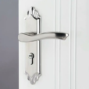 Cerradura de Palanca HANGQING de Acero Inoxidable para Puerta Interior, Lengüeta Simple o Doble, Desbloqueo con Llave de Aleación de Zinc, Duradera - Product Image 1