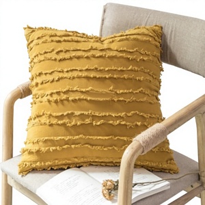 ITHL decorativo bohemio decoración del hogar Multi diseño funda de cojín de algodón tejido a mano interior-exterior funda de almohada geométrica - Product Image 1