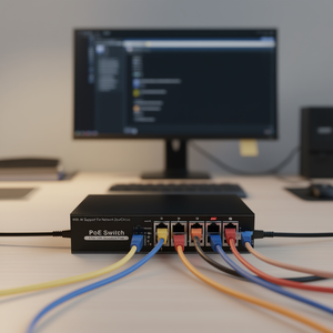 PoE <b>Switch</b> 6 <b>Port</b> 10/100M Standard PoE With Af At Support For Network Devices - Product Image 1