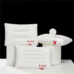 Three Prevention Hotel <b>Pillow</b> 1.1-2 Jin Rectangle Synthetic Fiber Anti-Dust Mite <b>Neck</b> Support White Adult Bed <b>Pillows</b> - Product Image 2