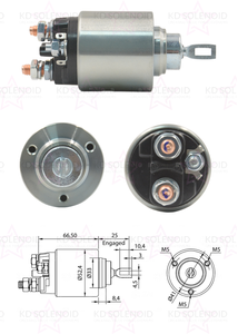 Solénoïde de démarreur 12V de haute qualité KD, nouveau, ZM5-382 pour FIAT JEEP MERCEDES-BENZ, remplacement OE - Product Image 2