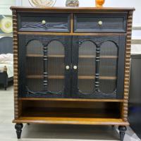 Meuble à chaussures nordique grand format pour entrée de maison, armoire à chaussures moderne minimaliste en bois pour salon et couloir