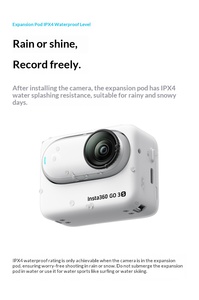 Cámara Insta360 GO 3S 4K, Cámara de Pulgar para Vlogs, Ciclismo, Padres e Hijos, Mascotas, Deportes, Captura de Alta Definición 4K, Videos Nítidos en 4K - Product Image 6