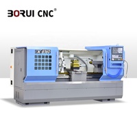 Tour CNC à lit plat grande capacité CK6160 avec large diamètre de balayage pour l'usinage intensif d'arbres et de disques