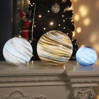 Lampe boule de cristal galaxie 3D avec veilleuse LED pour enfants adolescents adultes maison bureau bureau chambre décor cadeau d'anniversaire