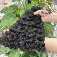 Nouveautés en gros : Lots de cheveux naturels ondulés Deep Wave, 100 % naturels, sans produits chimiques, cheveux humains bruts du Cambodge