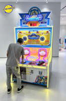 STARAMUSE Machine d'arcade sportive pour parc d'attractions, usage intérieur, jeu en anglais, lumières clignotantes, à monnayeur, pour adultes et enfants