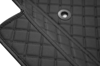 Ensemble de tapis de sol de voiture double couche 2025 pour Vezel Compass, installation portable diamantée, sans perte de poils