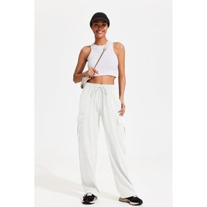 Pantalon cargo pour femme FOXA, séchage rapide, taille haute élastique, jambe large, décontracté, pour la randonnée, pantalon de sport avec poches - Product Image 6